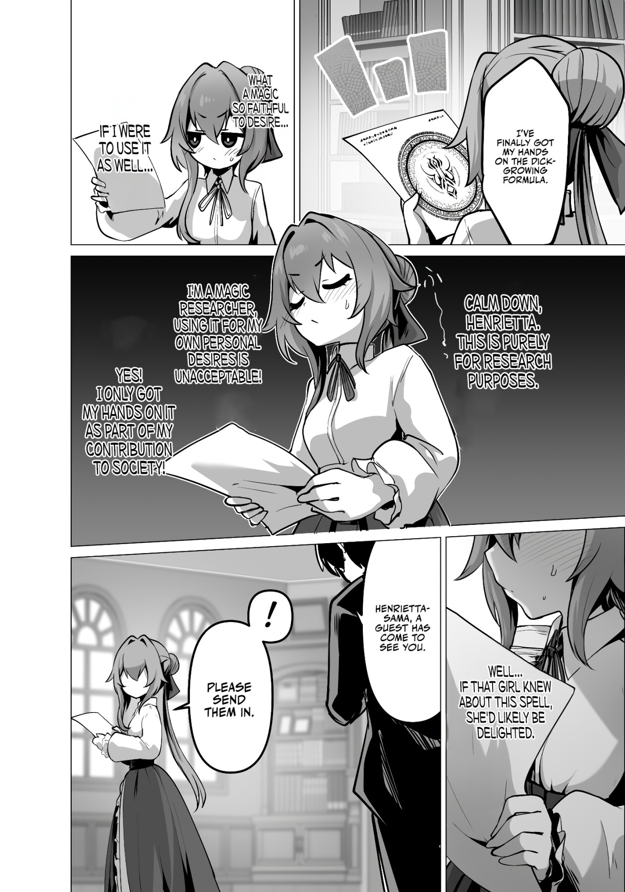 Hentai Manga Comic-The Daughter of the Strongest Dragon Race Won't Stop Begging for a Baby, So I'll Teach Her a Lesson with My Futanari Cock-Read-16
